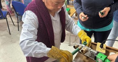 Nuevo oficio para mujeres: la plomería como clave para el desarrollo económico y el cuidado del agua en Edomex / @delfinagomeza @Edomex