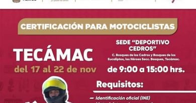 Última oportunidad: motociclistas de Tecámac deben certificarse, advierte la comisaria María de Lourdes Cossío Gasca / @rosi_wong @AyuntaTec2025 >>>