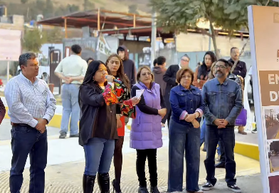 Ana María Castro Fernández inaugura una obra emblemática que dignifica el espacio público y protege a las familias de Tultitlán  / @25_27Tultitlan >>>