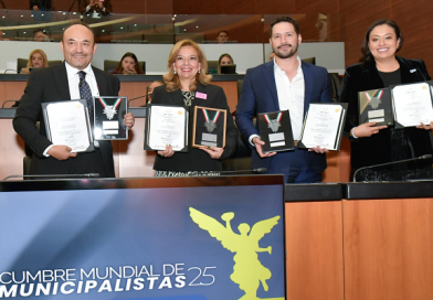 Cumbre Mundial de Municipalistas 2025: Paty Arévalo recibe Medalla al Mérito Ben Lamat y proyecta a Atizapán a nivel global / @Pedro_RVillegas @GobAtizapan