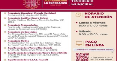 Descuentos en Naucalpan: la campaña predial inicia con beneficios de hasta el 34 por ciento para sectores vulnerables / @isaacsolar @GobNau >>>