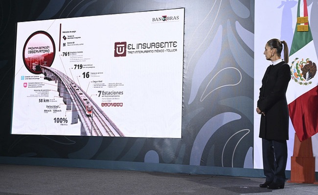 Sheinbaum inaugura el tramo final del Tren Toluca-Ciudad de México: «Es la victoria de la transformación frente al pasado» / @Claudiashein @GobiernoMX >>>