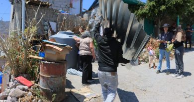 Gobierno de Ecatepec activa brigadas de reconstrucción inmediata para viviendas afectadas por granizadas en la Sierra de Guadalupe / @azucenacisneros @Ecatepec