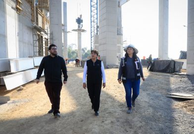 Isaac Montoya Márquez constata el avance del setenta por ciento en el Mexicable, una obra que promete una transformación fehaciente para el Naucalpan / @isaacsolar @GobNau >>>