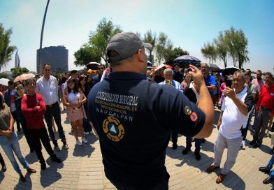 Naucalpan fortalece la cultura de Protección Civil con el Primer Simulacro Nacional 2026 / @isaacsolar @GobNau >>>
