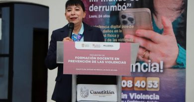 Maestros, aliados clave en la prevención de la violencia digital: SeMujeres fortalece acciones en las aulas / @delfinagomeza @Edomex