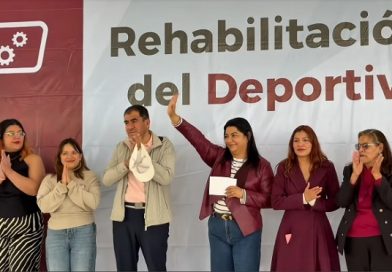Ana Castro entrega el Deportivo en Tultitlán y promete más espacios para la comunidad / @25_27Tultitlan >>>