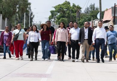 Xóchitl Flores Jiménez inaugura la avenida Pino y anuncia más obras en Chimalhuacán / @GobChimal_ >>>