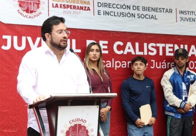 Isaac Montoya Márquez entrega área de calistenia en Parque Naucalli y anuncia más rehabilitaciones en Naucalpan / @isaacsolar @GobNau >>>