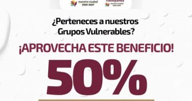 OPDM Tlalnepantla ofrece 50% de descuento en agua, drenaje y alcantarillado para grupos vulnerables / @OPDM_Tlalne @Gob_Tlalne >>