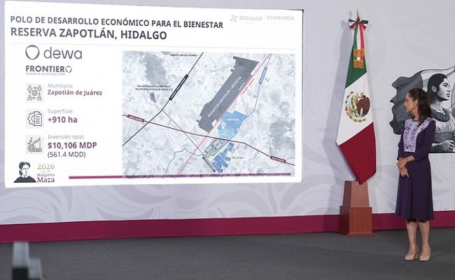 Claudia Sheinbaum anuncia inversión de 10 mil 106 mdp para Zapotlán, Hidalgo / @Claudiashein @GobiernoMX >>>