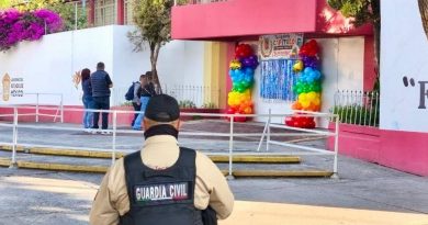 Comisario Rufino Jiménez Jiménez encabeza operativo en Tecámac para proteger a la comunidad escolar en su regreso a clases / @rosiwongromero