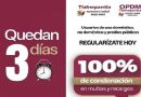 OPDM Tlalnepantla activa 100 % de condonación: últimos tres días para regularizar adeudos / @OPDM_Tlalne @Gob_Tlalne >>