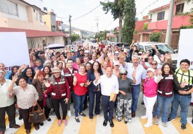 Raciel Pérez Cruz inaugura obras en Jardines de Bellavista y promete continuidad en la modernización de Tlalnepantla / @RacielPerezC_ @Gob_Tlalne >>>