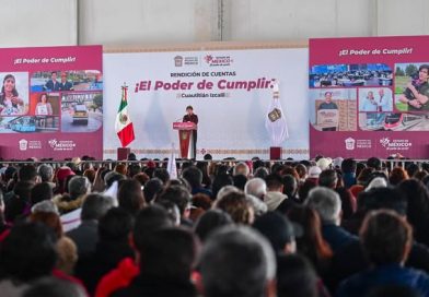 Delfina Gómez Álvarez presenta avances y nuevos proyectos durante su Informe de Rendición de Cuentas / @delfinagomeza @Edomex